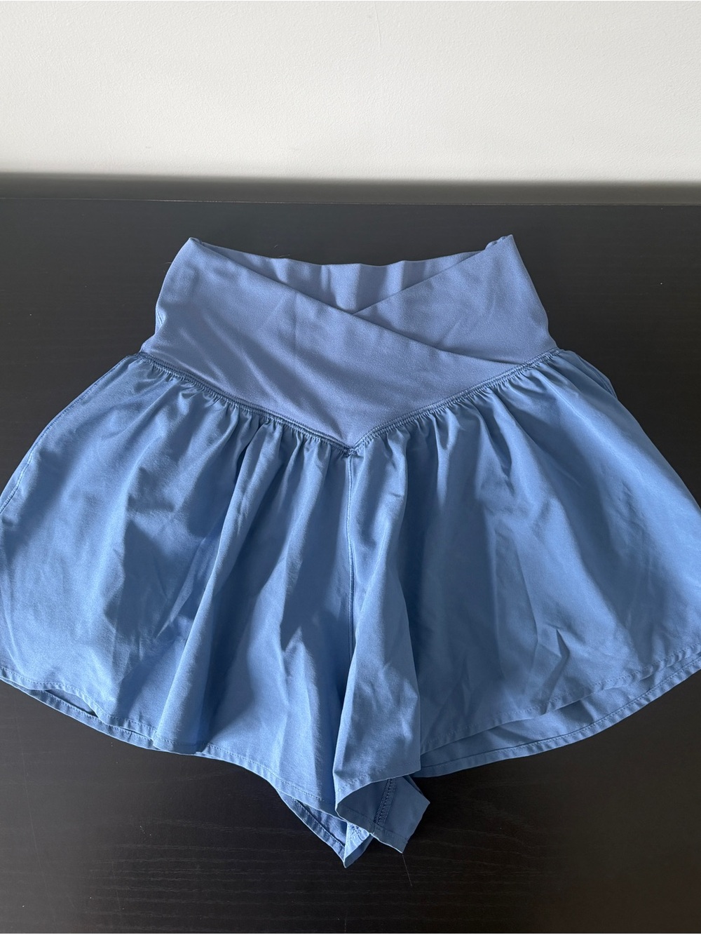 💙 OFFLINE by Aerie Real Me Crossover Flowy Short — Blue | Size S